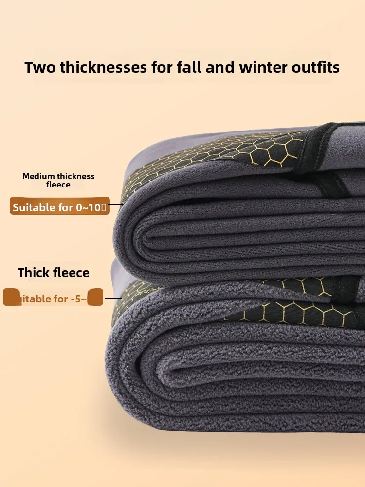 Pantalon de yoga doublé Fce taille haute Vêtements d'extérieur pour femmes Pantalon en coton chaud résistant au froid Arche Bite Pantalon slim Contrôle du ventre B...