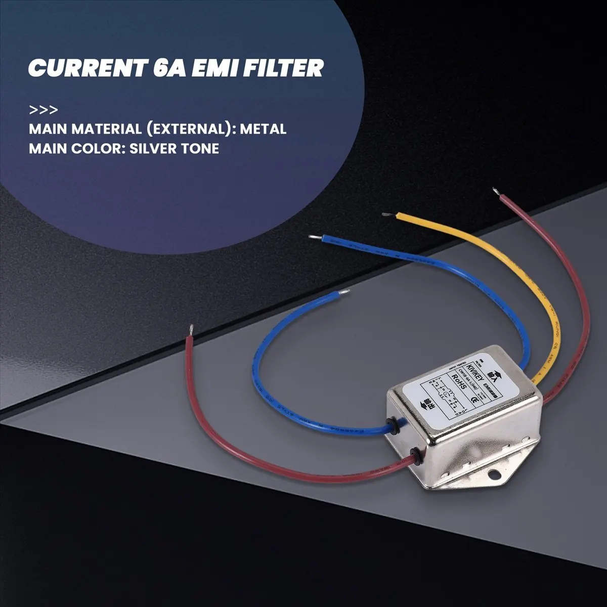 KSOL AC 115 V / 250 V 6 A individual Phase noise filter