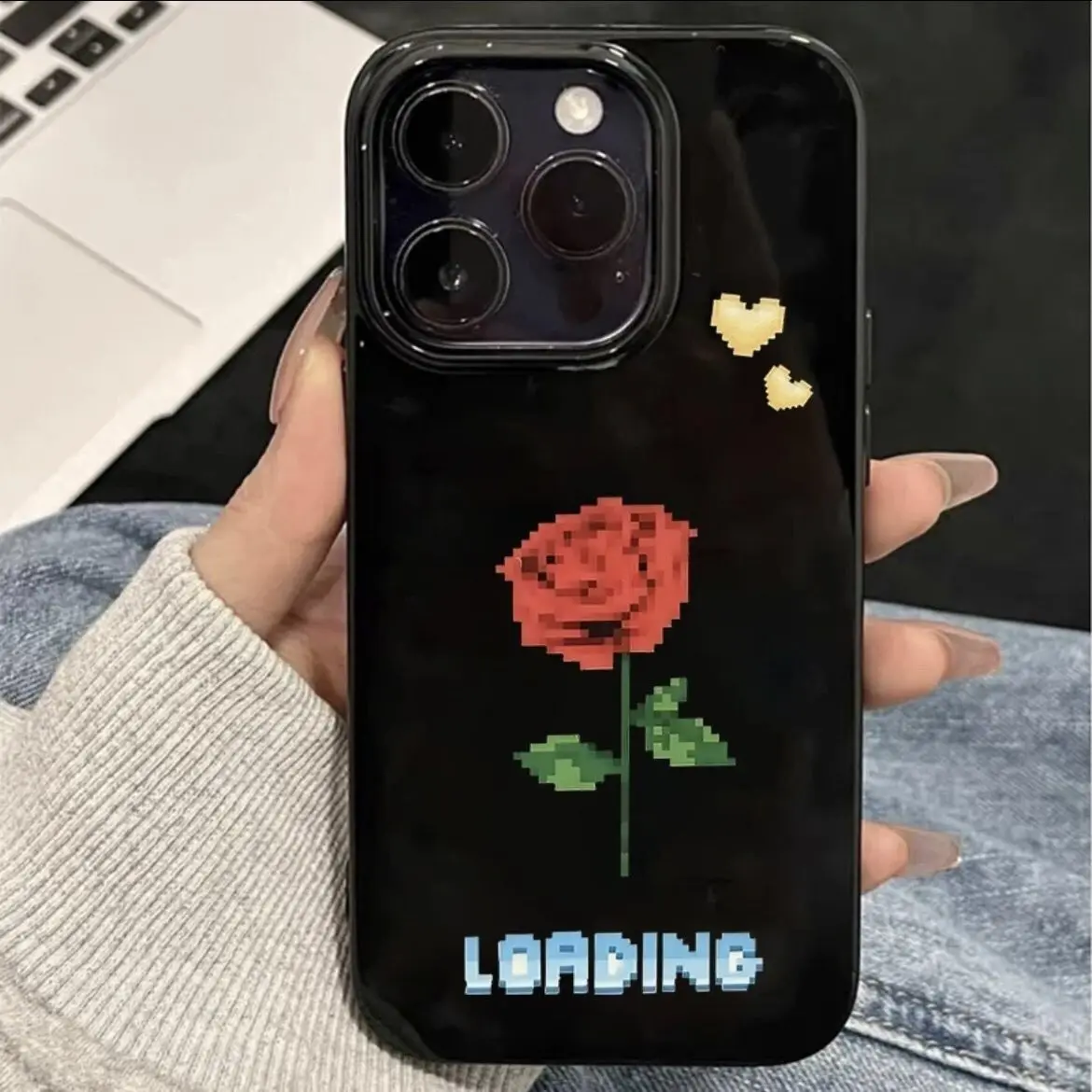 SEIRASSIM rose flower phone case for iphone 15 pro max 14 plus 13 11 12 silicone cover for iphone xr xs x 7 8 se2020 se3 bumper