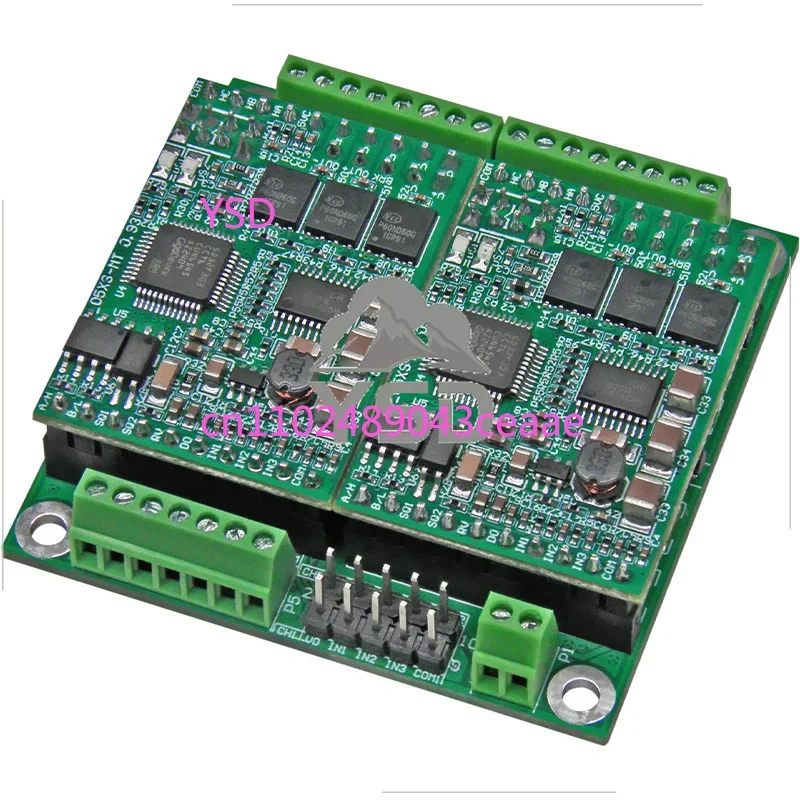 12/24V 5A Dual Channel DC Motor Driver Three Closed Loop Servo Motor Controller Connectable Encoder