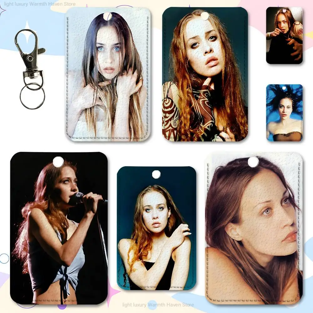 

Singer F-Fiona A-Apple Custom Access Card Case Leather Card Holder Transportation Card Case Gifts