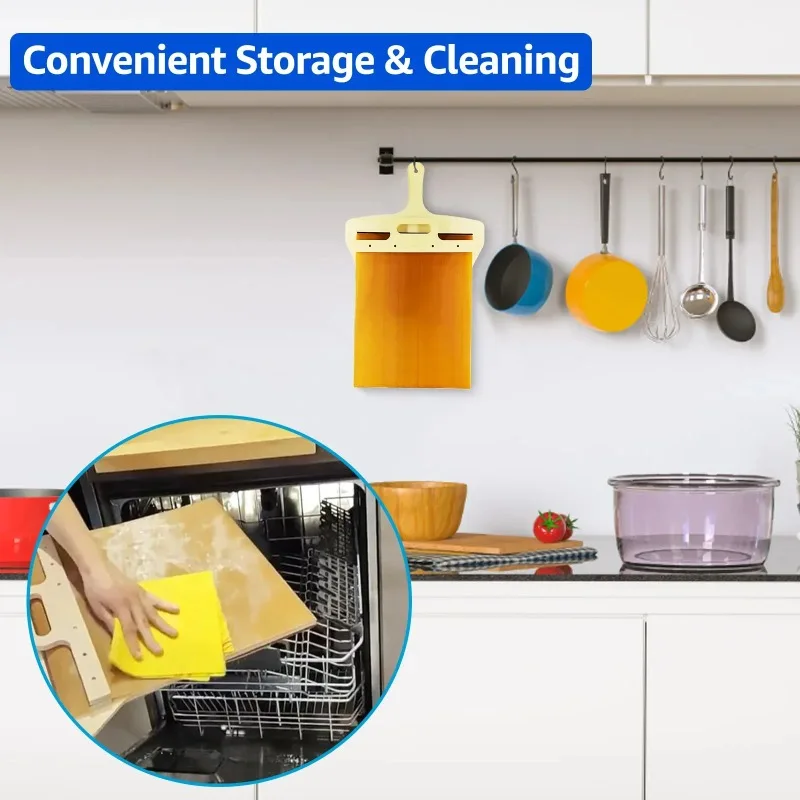 المحمولة انزلاق البيتزا قشر انزلاق البيتزا مجرفة البيتزا المنزلق مجداف غير عصا ملعقة مجداف مع ارتفاع درجة الحرارة القماش LIJIAO