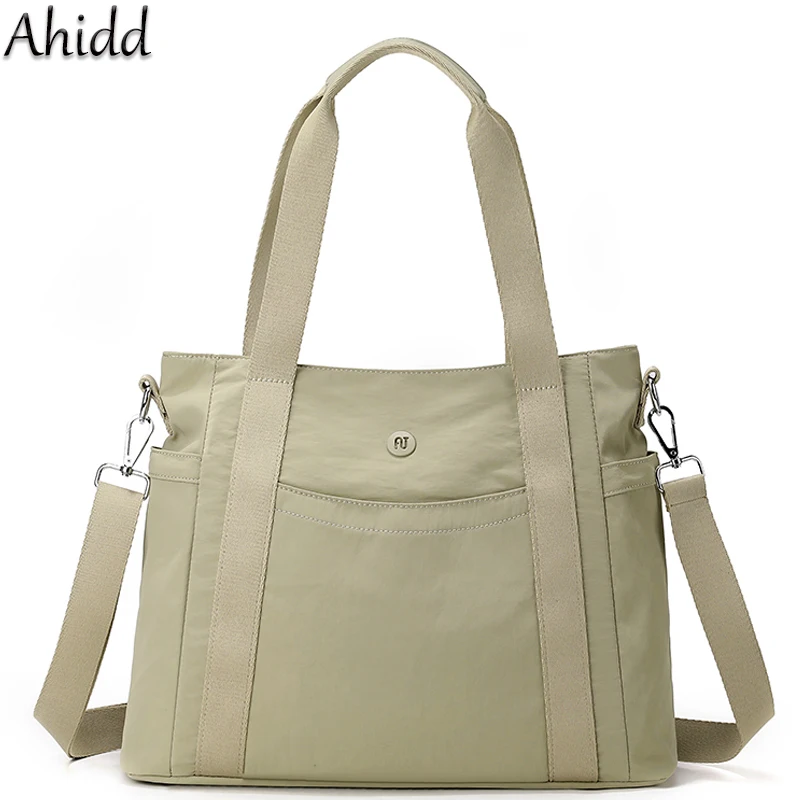 

Fashion Handbag Women Waterproof Oxford Shoulder Bags Designer Large Capacity Tote Ladies Commuter Hand Bag Simple Messenger Bag