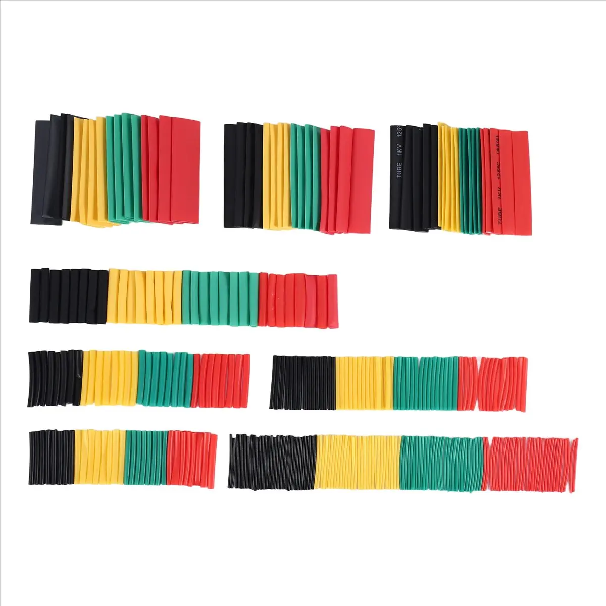 AA80 328Pcs Cable Heat Shrink Tubing Sleeve Wire Wrap Tube 2:1 Assortment Kit