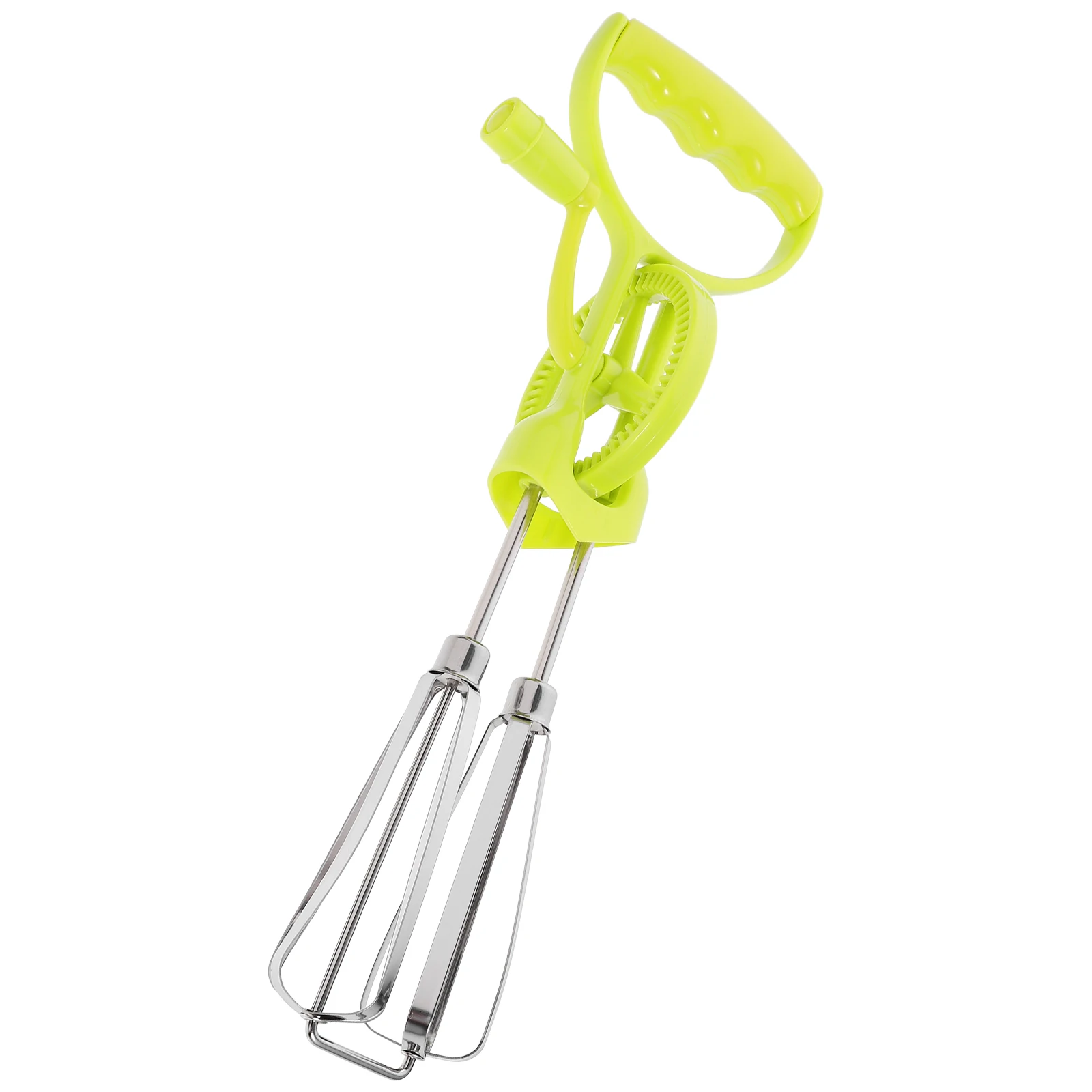 

2Pcs Manual Egg Beater Kitchen Supplies Multi-functional Tool Cake Tools Handheld Mixer Egg White Beater Stainless Steel Plastic