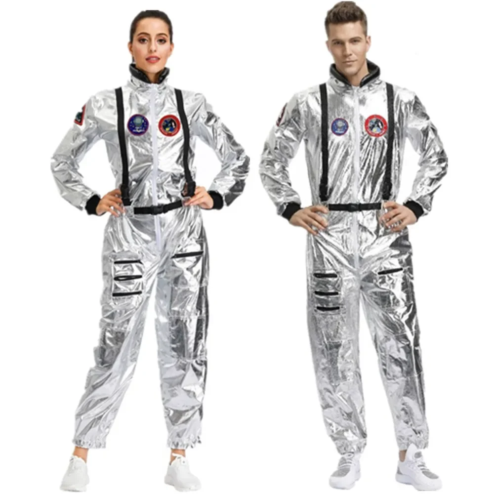 

M-XL Halloween Lovers Wandering The Earth Same Space Clothing Uniform Men's And Women's Astronaut Stage Dress