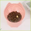 Nouvelle gamelle pour chat avec longues oreilles et pieds hauts, gamelle pour chat et chien avec protection du cou et anti-basculement, gamelle surélevée en plastique pour animaux de compagnie 4 Nouvelle gamelle pour chat avec longues oreilles et pieds hauts, gamelle pour chat et chien avec protection du cou et anti-basculement, gamelle surélevée en plastique pour animaux de compagnie 4