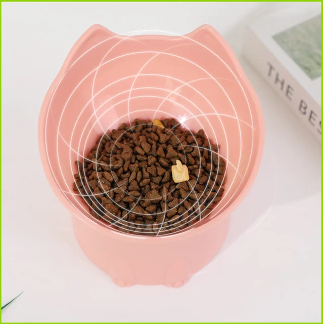 Nouvelle gamelle pour chat avec longues oreilles et pieds hauts, gamelle pour chat et chien avec protection du cou et anti-basculement, gamelle surélevée en plastique pour animaux de compagnie 4 Nouvelle gamelle pour chat avec longues oreilles et pieds hauts, gamelle pour chat et chien avec protection du cou et anti-basculement, gamelle surélevée en plastique pour animaux de compagnie 4