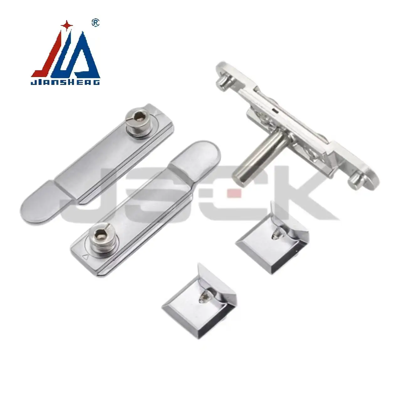 

Tilt Turn Casement Thermal Break Aluminum Windows Hardware Set with Lock Roller Corner Locking Point And Raised Lock T-Pin Inclu
