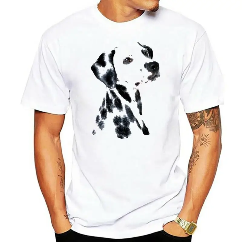 Dalmatian white t shirt dog top tee design - mens womens kids baby sizes 2022 fashion t shirt,100% cotton tee shirt