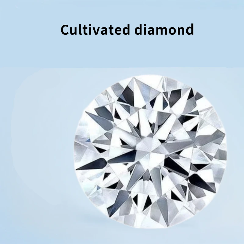 

IGICertificateDColorVVS1Level0.5-1Carat High-Grade Classic Round Loose Stone Wedding Ring Cultivated Diamond