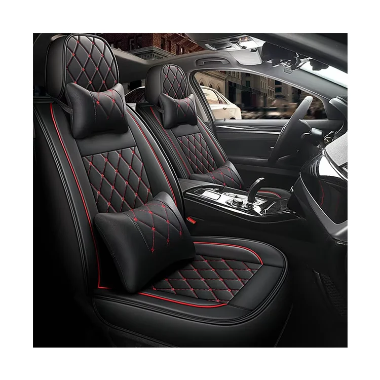 

Xiangta Universal Luxury Car Seat Covers Four Seasons Leather Fashion Design Custom Car Seat Cover Full Five Seats