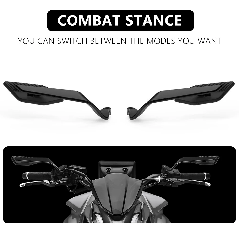 Per CFMOTO 650NK 150NK 250NK 800NK 450NK 675NK Moto Specchio Venti Ala Stealth Vista Laterale Winglets Specchi Retrovisori