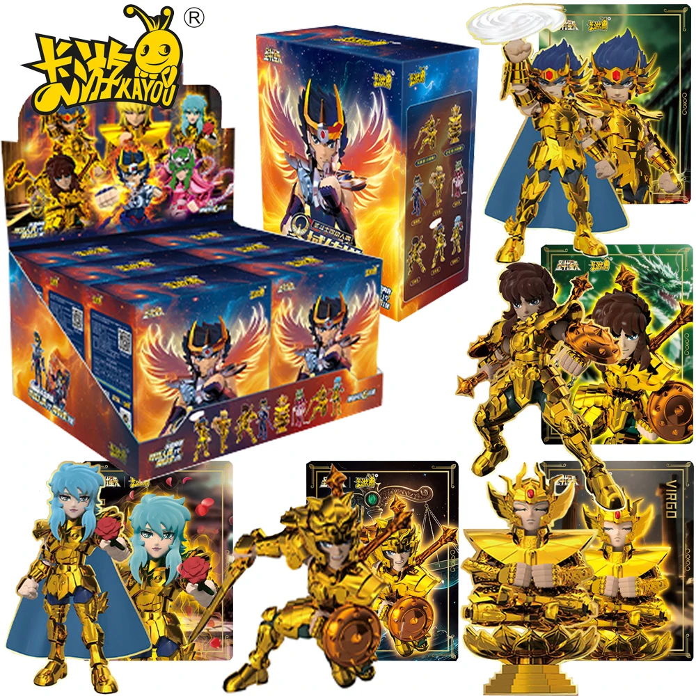 

Genuine KAYOU Saint Seiya Blind Box Trendy Toys Ornament Classic Japanese Anime Peripherals Action Figures Surprise Collect Gift