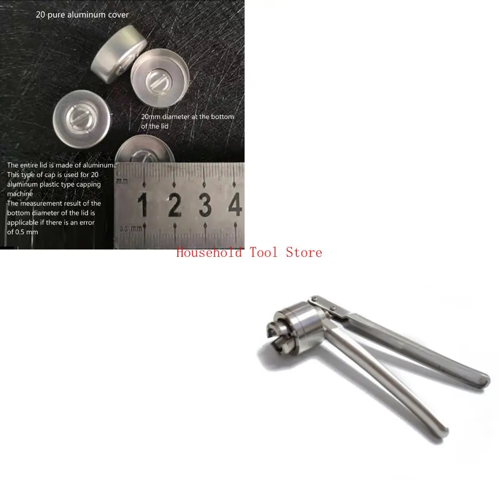

Crimper Hand Sealing Machine Manual Vial Bottle Sealing Capper Tool Crimping