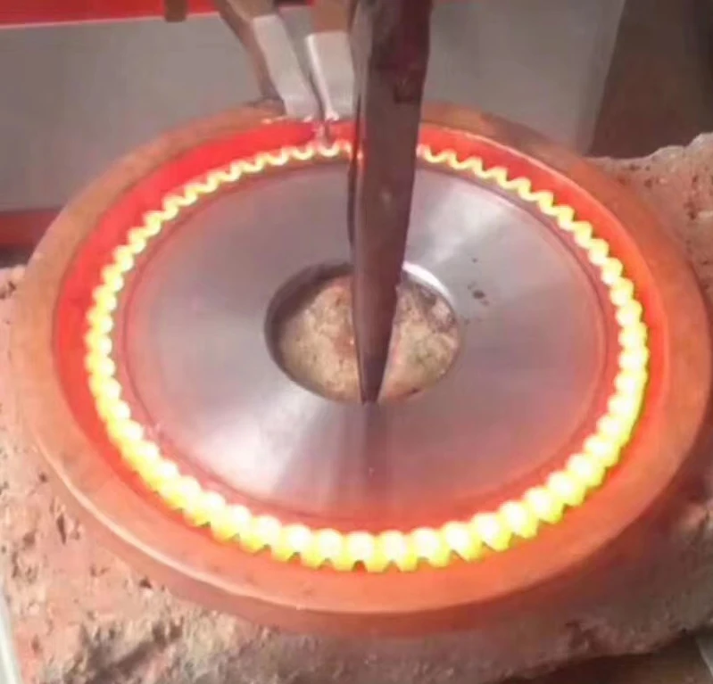 High Frequency Induction Heater Heating Gear And Shaft Quenching Forging Hardening