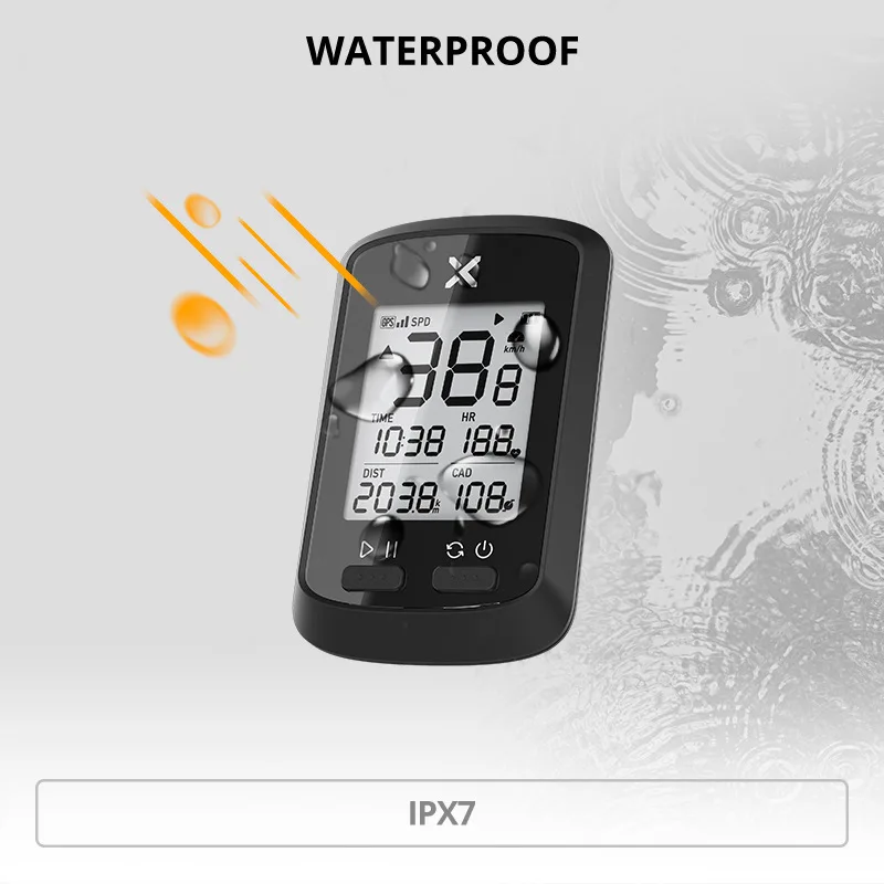 Bicycle Cycling GPS Wireless Waterproof Speedometer Supports Multiple Languages Treading frequency heart rate speed code table