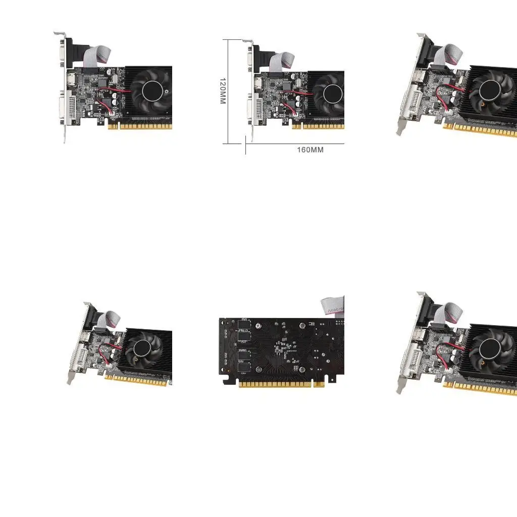

652F 1 ГБ графической карты DDR3 GT210 1GB DDR3 Компьютерная графическая карта 64BIT 589 МГц частота памяти ПК Игровой карты