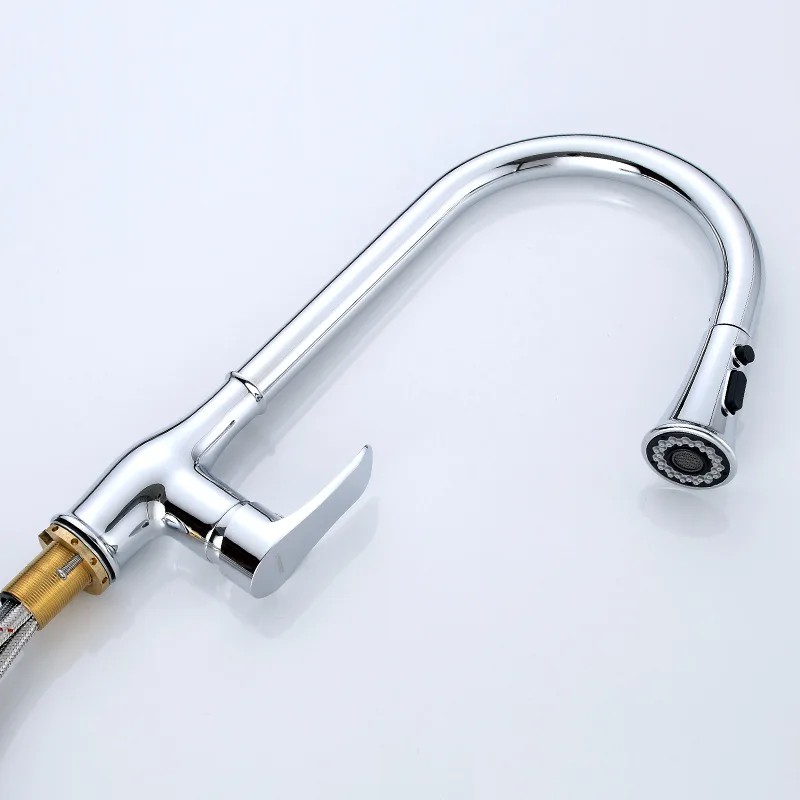 

Copper Sink, Vegetable Basin, Integrated Cabinet, Kitchen Pull-out Hot and Cold Faucet C-AL-3106