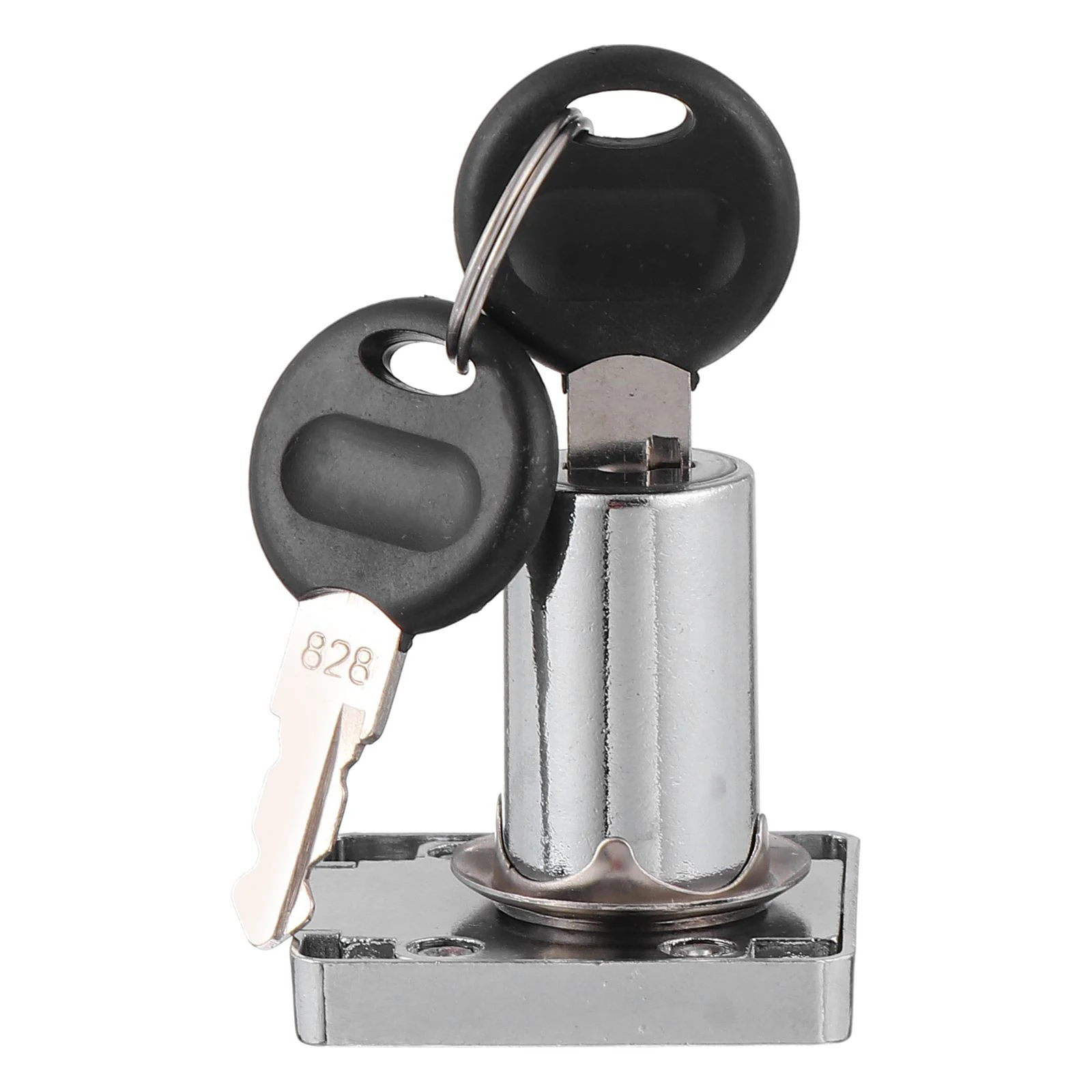 

Drawer Lock Zinc Alloy Small Silver Cabinet Locks for Mailbox Letter Box Cupboard Desk Locker Key Screw Installation