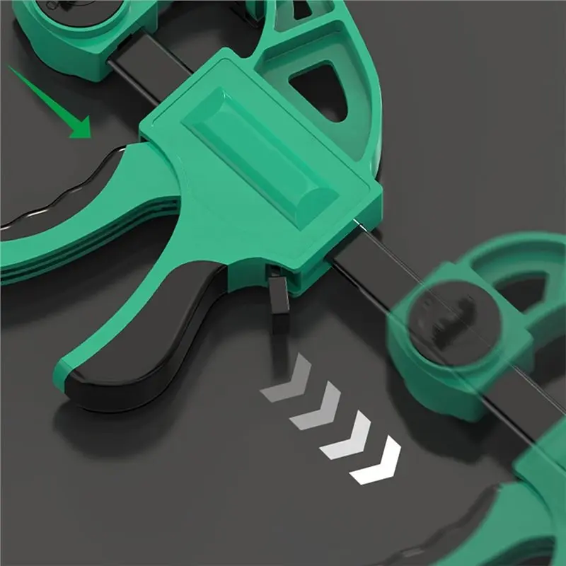 ABYN-Ergonomic Design Quick Ratchets Release Clip Quick Ratchets Release Clip Tool Portable 12Inch Woodworking Clamp Club Grip