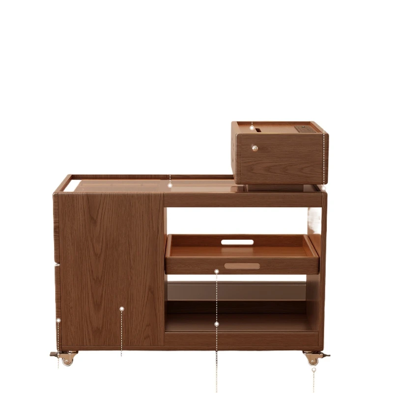 

Робот-диван, боковой шкаф, боковой шкаф для гостиной, передвижной боковой журнальный столик, креативное хранилище из цельного дерева