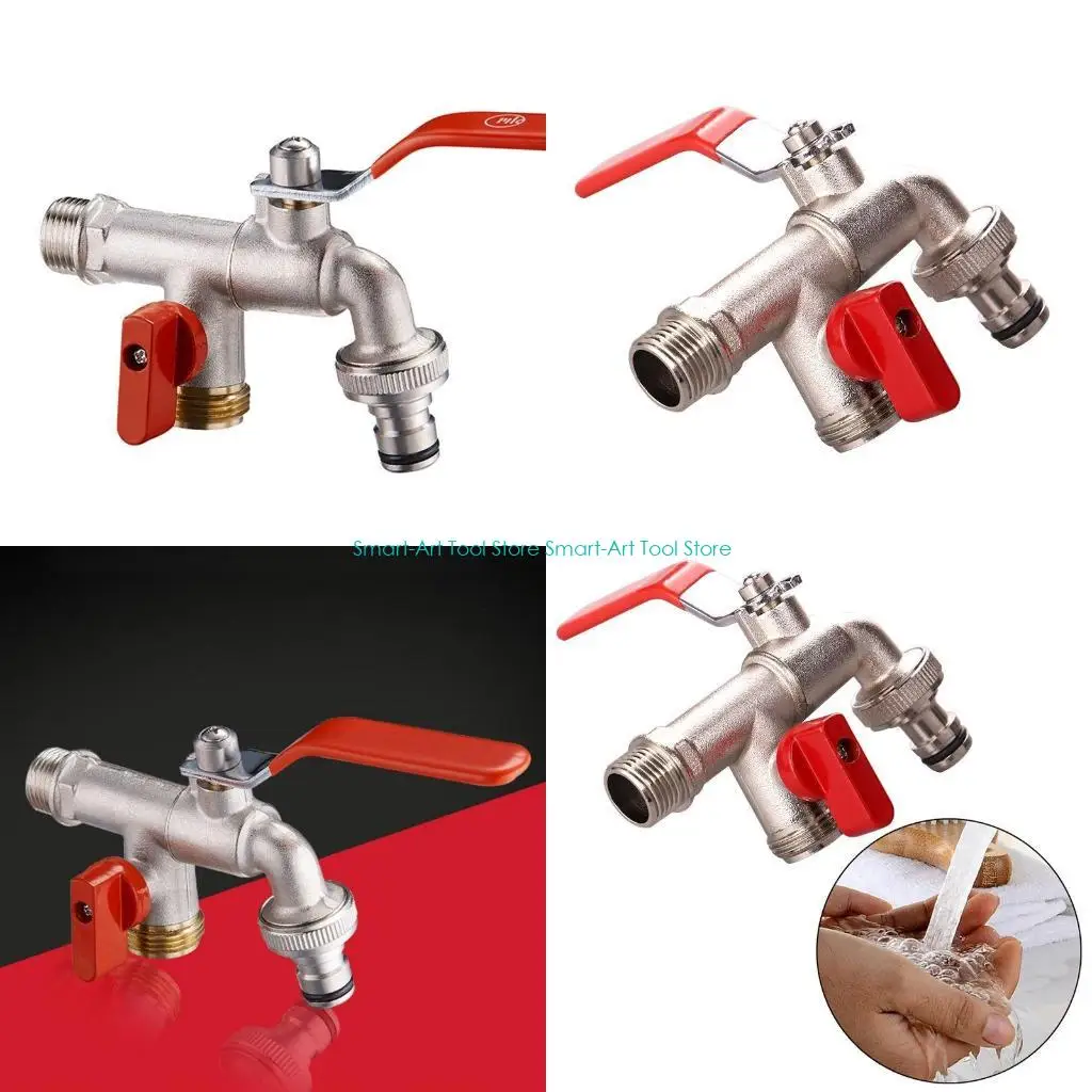 E1PB ماء الصنبور مزدوج لصمامات الصمامات الصنبور المقطوع لصمامات في الهواء الطلق #1