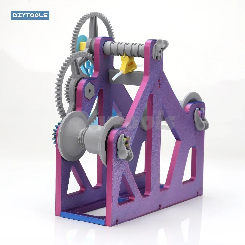 Practical 3D Filament Winder - Electric/Manual Switchable Spool Wrapping Tool, Universal 3D Printing Spooler