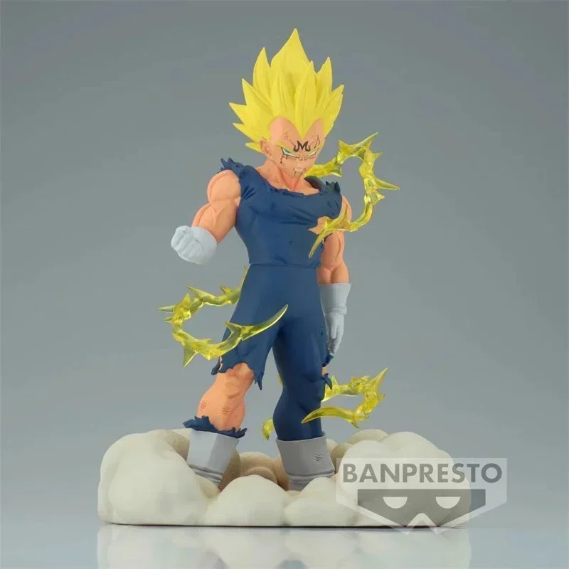 DRAGON BALL Original Bandai BANPRESTO Vegeta IV Action Anime Figure PVC 14CM Collectible Model Dolls Statuette Ornament Gifts