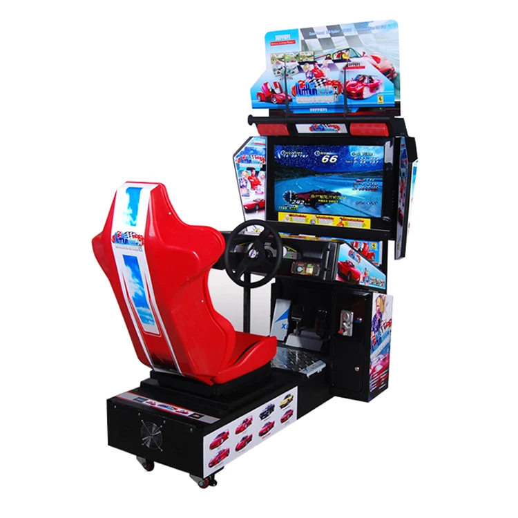 

Coin Operated 32"LCD 1 Player Outrun (ordinary ) Simulator Racing Car Game Console Arcade Machine for Game Center