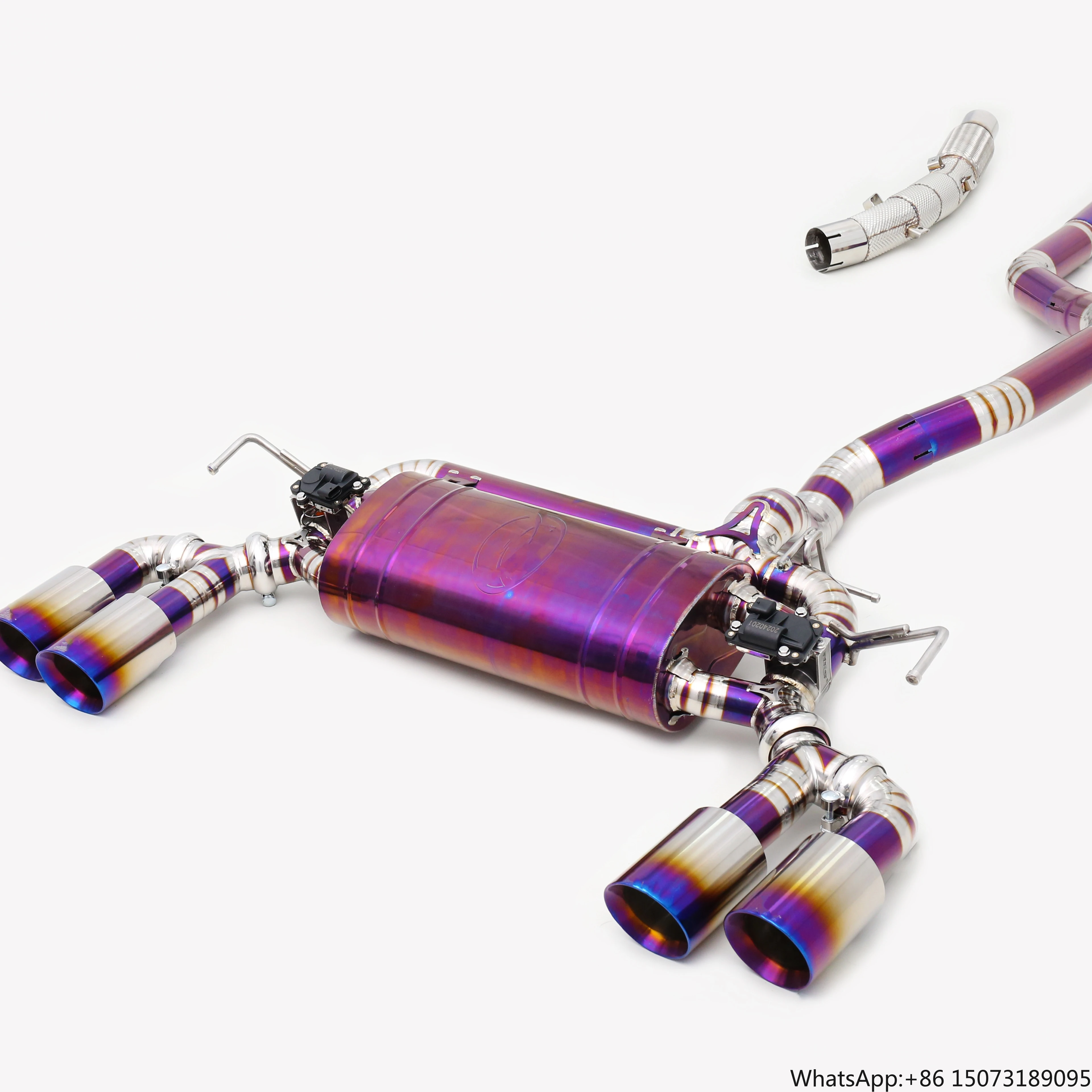 Custom 304 Stainless Steel/Titanium Valved Exhaust System Designed for Range Rover Sport Executive 3.0T