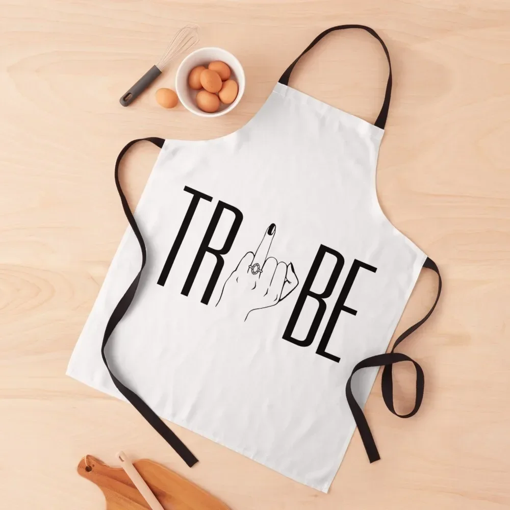 Bride Tribe Wedding Ring Finger Apron Kitchen Women Kitchen Kawaii Accessories Apron