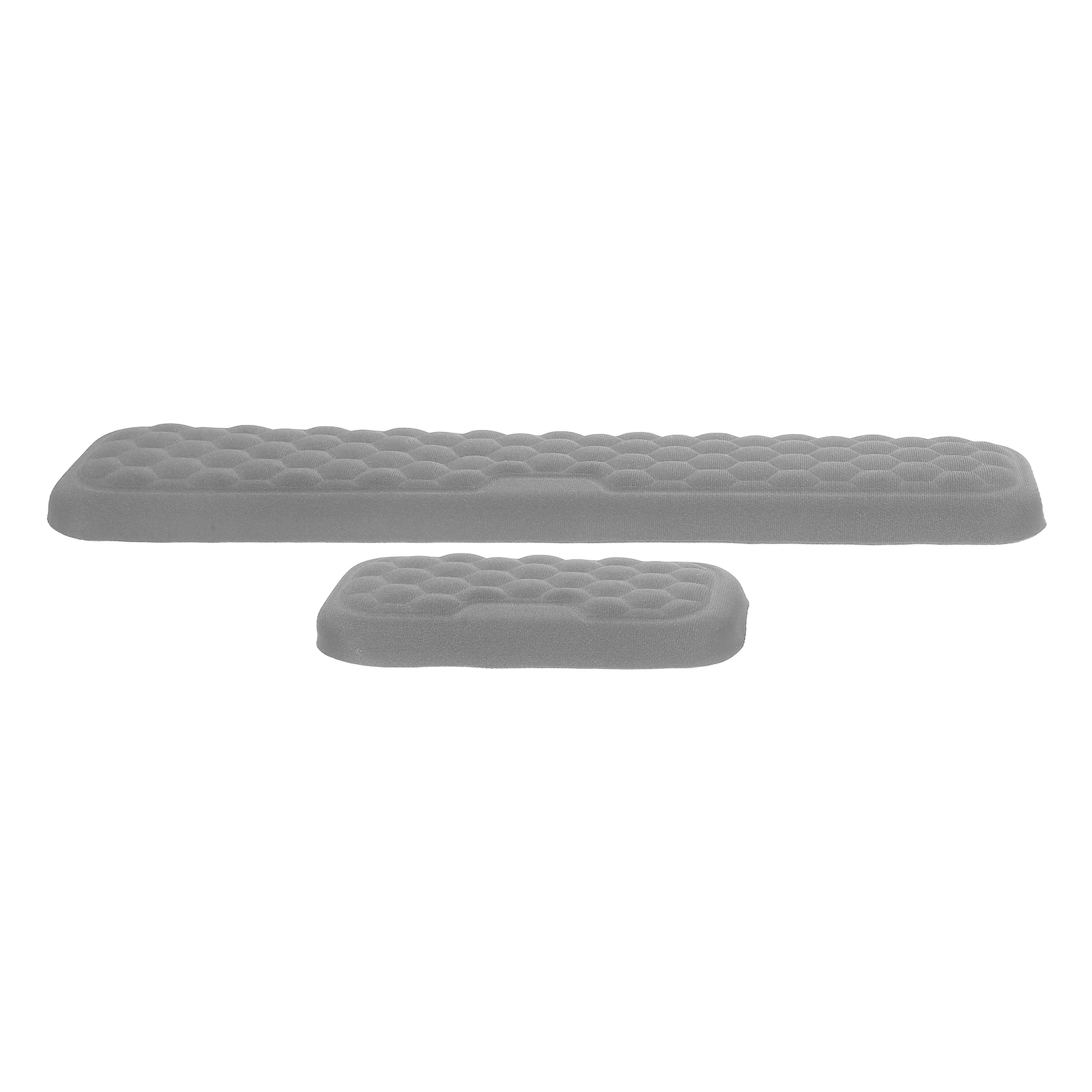 

1 set Ergonomic Wrist Rest Pad for Keyboard Mouse Armrest Support Large Size High Density Cushion Slim Design Office Desk Use