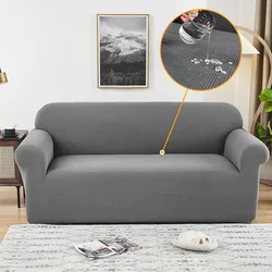 1/2/3/4 Seater Jacquard Sofa Cover for Livingroom Bedroom L Shape Adjustable Couch Cover Elastic Slipcover Sofa Cover Waterproof