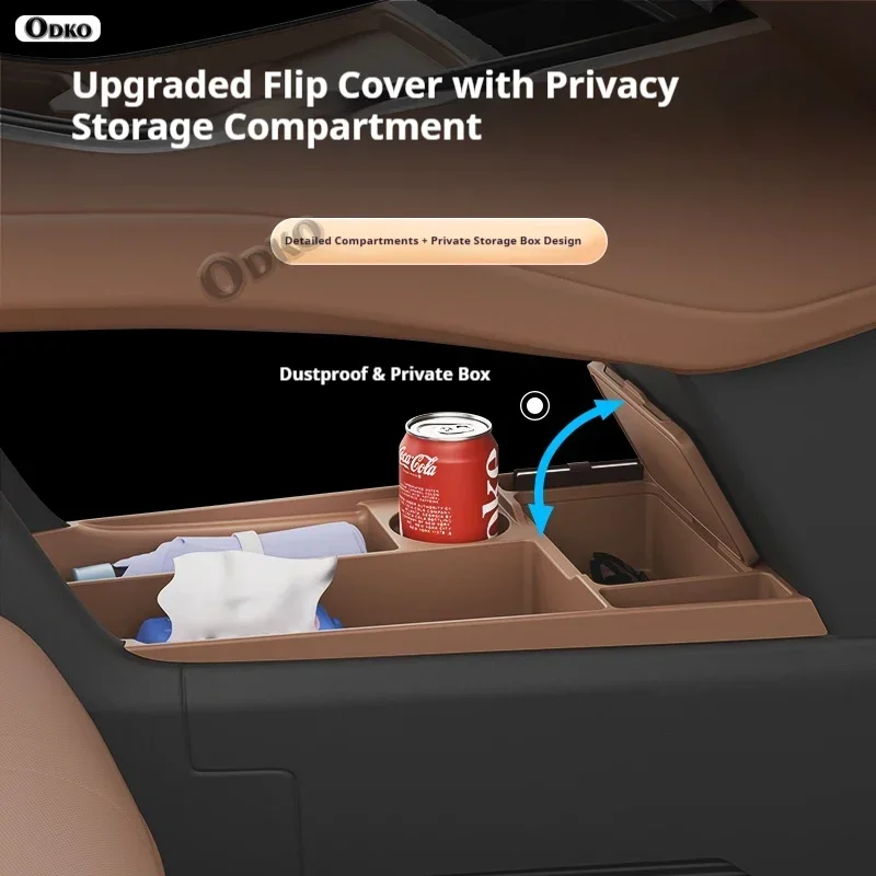 Silicone Storage Box 2025 FOR  NIO ONVO L90 Center Console Modification Anti-slip Pad Accessories Organizer Decoration