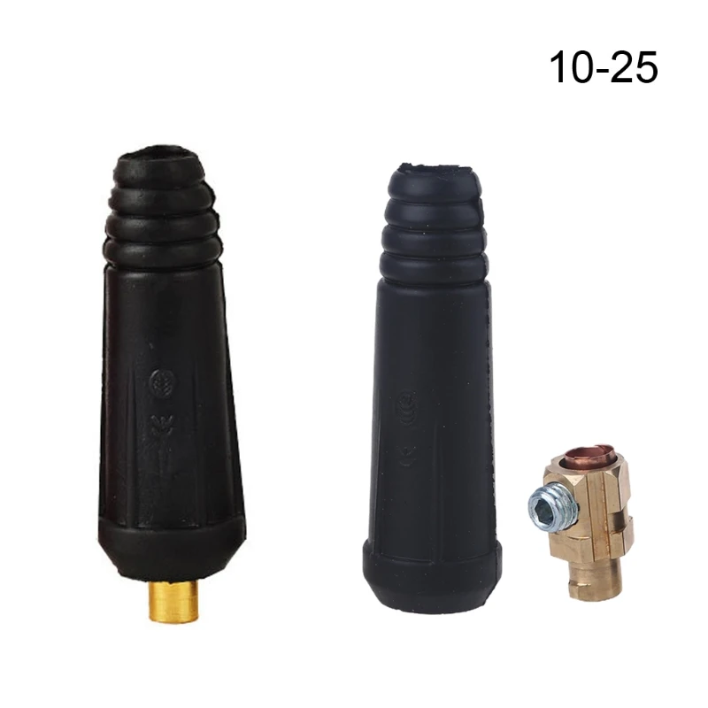 New Europe Welder Quick Fitting Male Cable Connector Socket DKJ 10-25 50-70 Plug Adapter Female Insert Welding Accessories