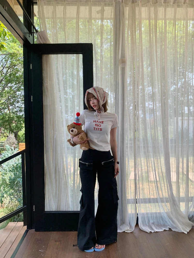 

Американские ретро рабочие брюки с несколькими карманами, мужские свободные прямые широкие длинные брюки, модные летние повседневные брюки из хлопка и полиэстера