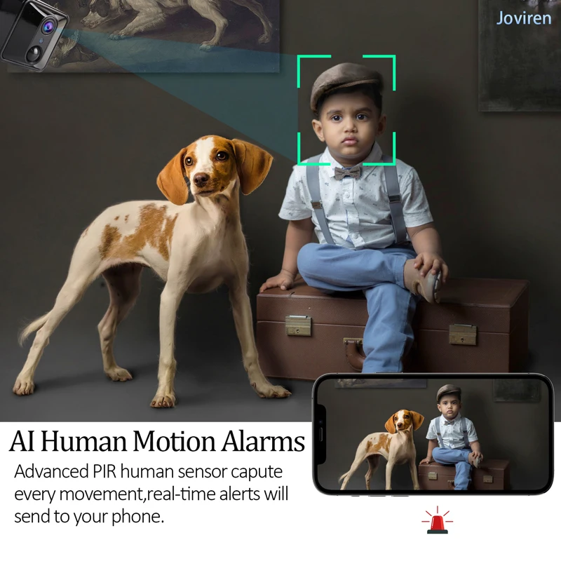 2024 New Mini Camera 1080P HD WiFi Camera Baby Monitor Night Vision Motion Detect IP Camera Wireless Security Video Camera