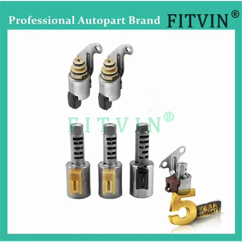 Nuevo Kit de 6 Solenoides para Cuerpo de Válvulas de Transmisión U540E U540 para Toyota VIOS Paseo Serion Terios 2002-2009