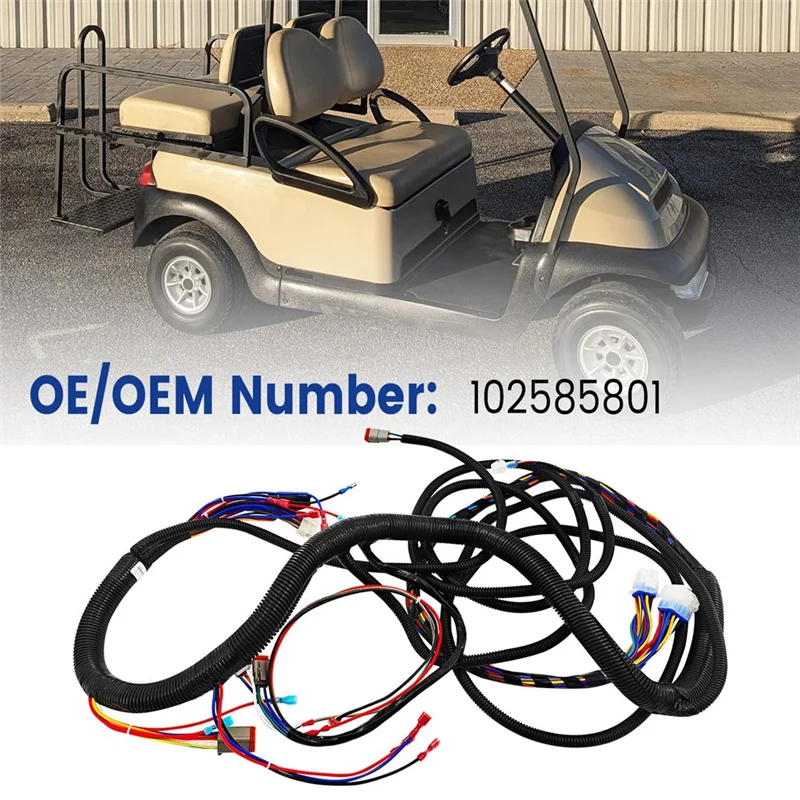 عربة الغولف الرئيسية كابل تسخير 102585801 ل نادي السيارات Precendent 2004 2005 2006 2007 2008 Clubcar الأسلاك تسخير #3