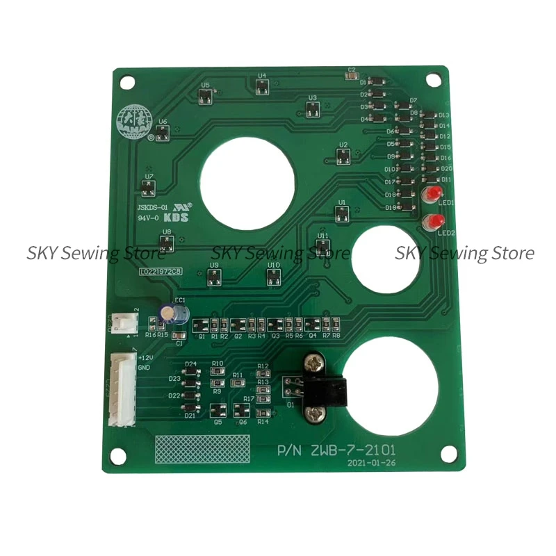 

ZWB-7 Пластина положения иглы с изменением цвета Dahao Электронная система управления 9-цветная игольная позиционная пластина Компьютерная вышивка