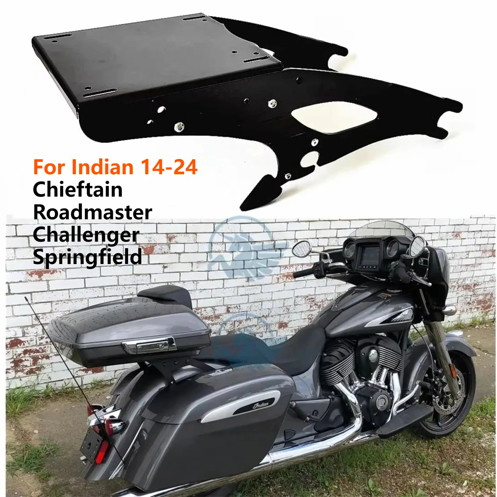 

King Razor Tour Pack Pak, крепление на багажник, съемный задний багажник для Indian Chieftain Challenger Roadmaster Springfield 14-25