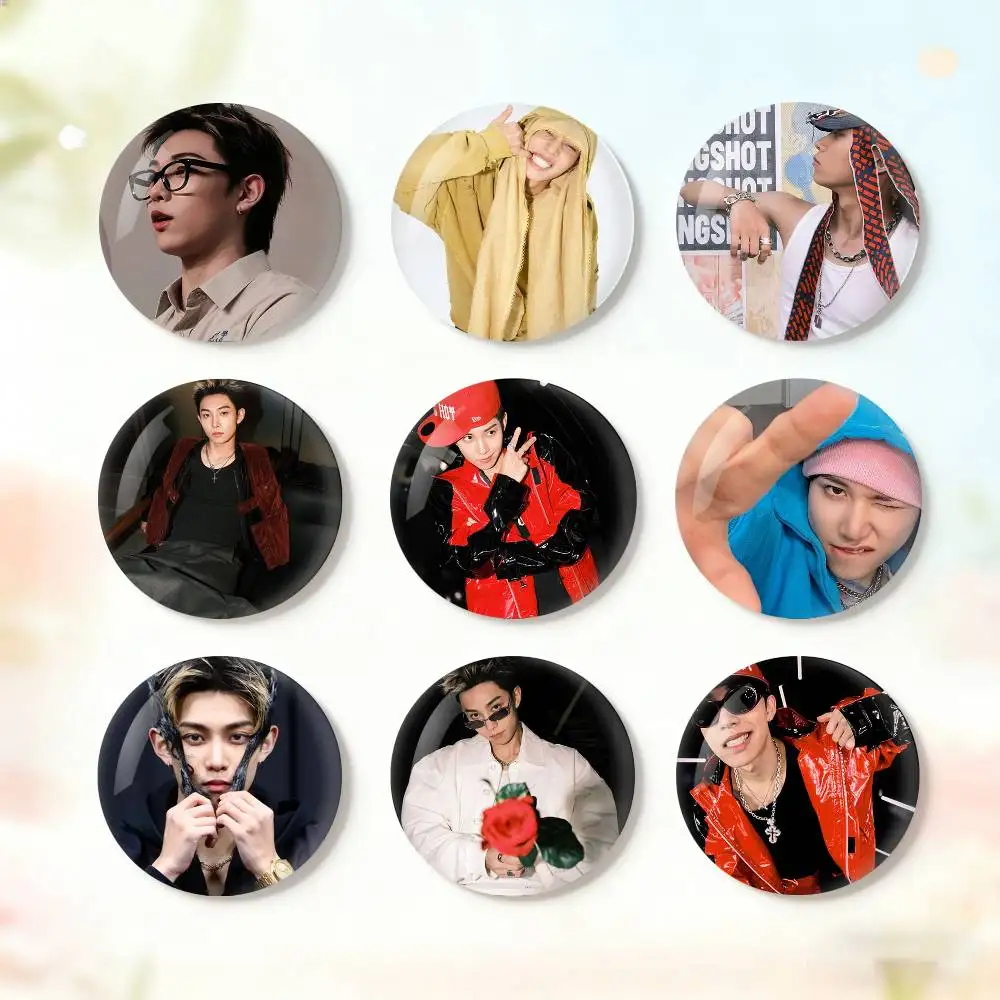 

R-Ryul L-Lngshot K-Kim Badge Creative Pins Brooch for Bag Clothes Hat Decor Gifts Fans Collect