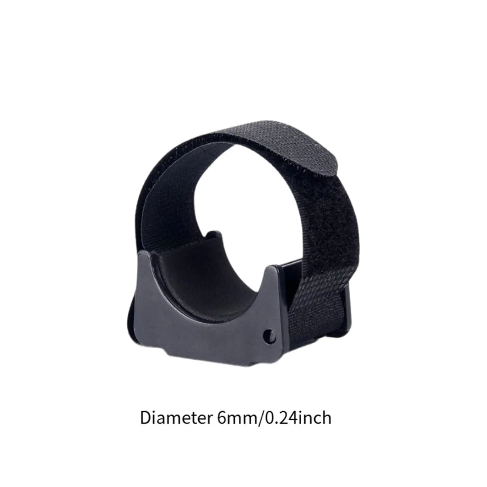 Flashlight Mounting Bracket for 20mm to 50mm Grip Stand Sturdy Replace Rubber Flashlight Mount Holder Clip Flashlight Holder