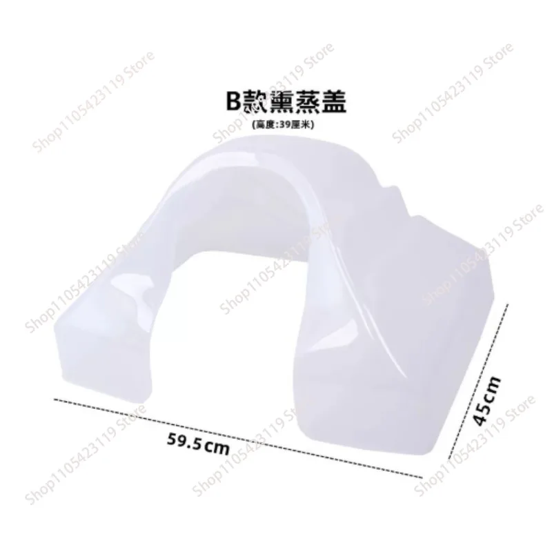 Basin Accessories for Hair Wash Beds in Beauty Salons; Plastic Basin with Fumigation Lid for Barber Shops