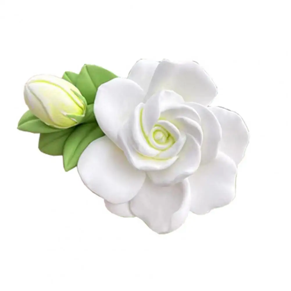 Gardenia Car Aromatherapy Perfume Expansion Incense Stone Car Air Conditioning Outlet Decoration Flower Girl Air Freshener