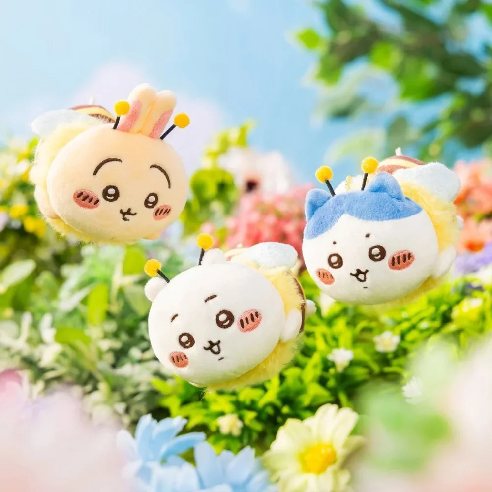 Chiikawa Little bee disguise Plush Toy Pendant Hachiware Cartoon Cute Birthday Usagi Keychain Bag decoration birthday gift