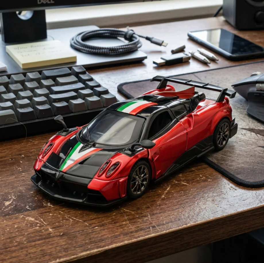 

Машинка-модель Imola 1:32 из сплава, литая, с открывающимися дверями, звуком и светом, откатным механизмом, миниатюрная спортивная машинка, коллекционная, подарок для мальчика