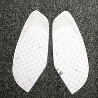 Almohadillas de tanque de combustible antideslizantes transparentes para motocicleta, almohadilla de tracción lateral para rodilla de Gas para Yamaha YZF R6 2008-2015 R6 YZR-R6