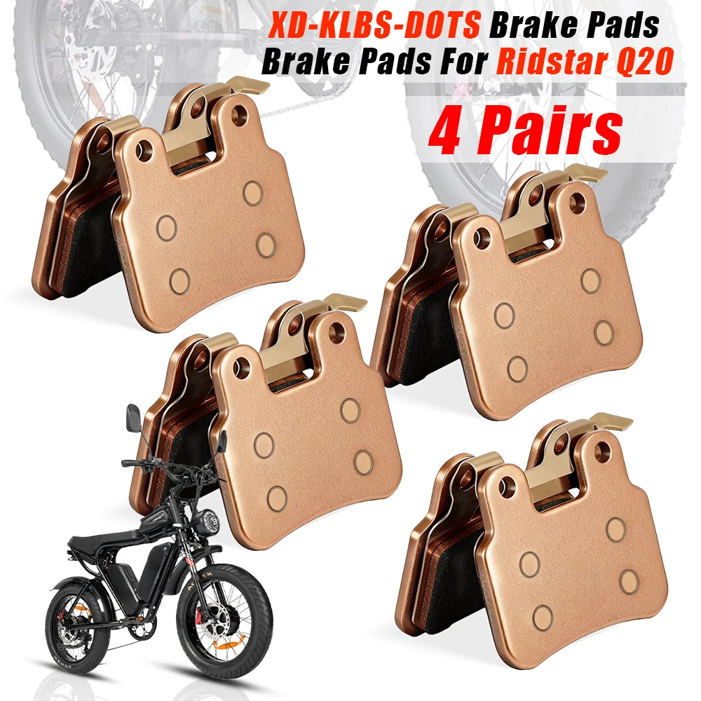 

New Durable Ebike Disc Brake Pads for XD-KLBS DOT4 Brake Calipers, Compatible with Ridstar Q20 & XOD Brake Calipers